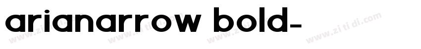 arianarrow bold字体转换 arianarrow bold字体转换